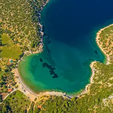 Vagionia beach - Poros