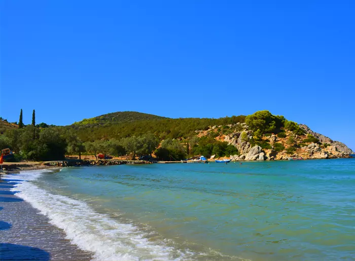 Vagionia beach - Poros